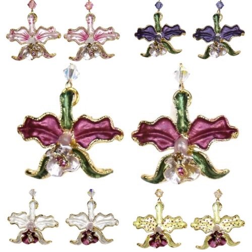 Orchid Earrings