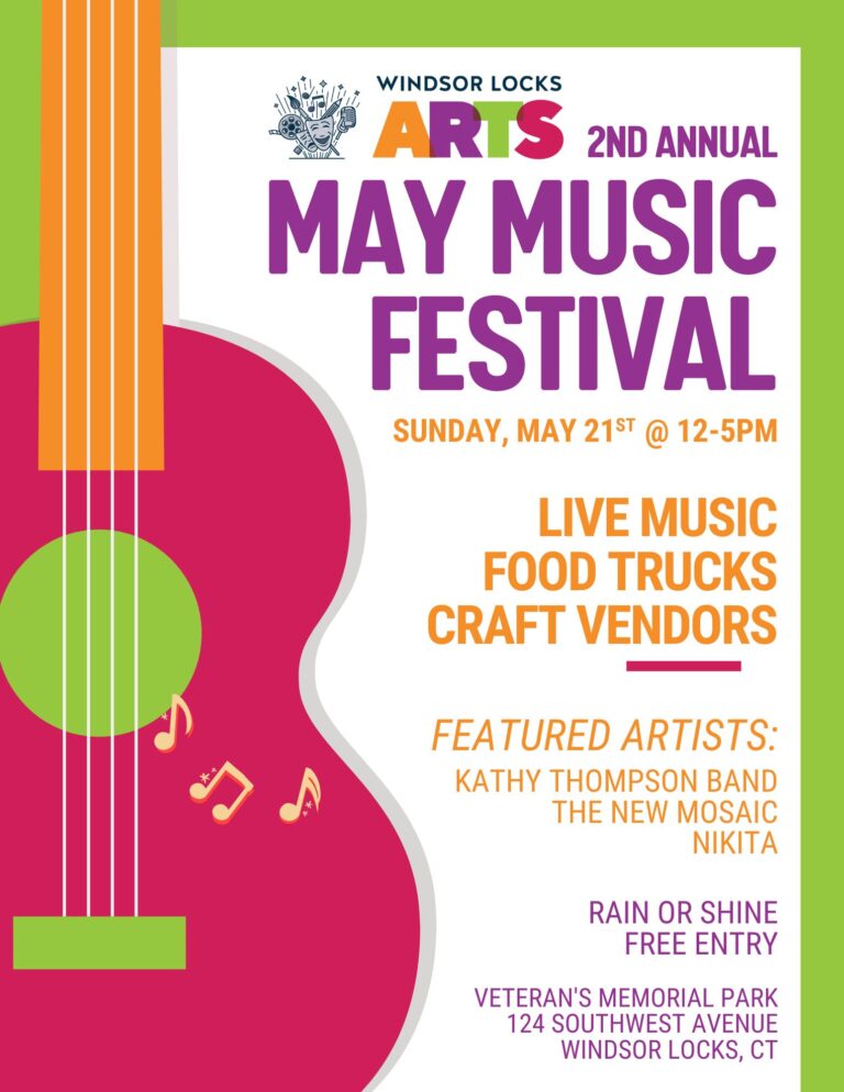 Windsor Locks May Music Festival flier